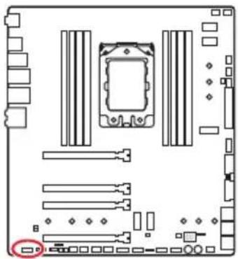 MSI Creator TRX40 - JAUD1: フロントオーディオコネクター - 1