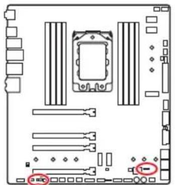 MSI Creator TRX40 - JRAINBOW1\~2: Addressable RGB LED connectors - 1