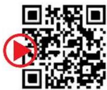 QR code with a red play button icon in the center, likely linking to a video or media content page.