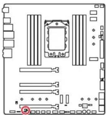 MSI Creator TRX40 - JBAT1: Clear CMOS (Reset BIOS) Jumper - 1