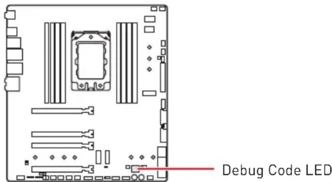 Debug Code LED
