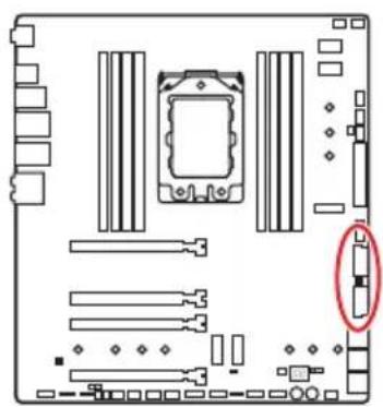 MSI Creator TRX40 - JUSB4\~5: USB 3.2 Gen1 接頭 - 1