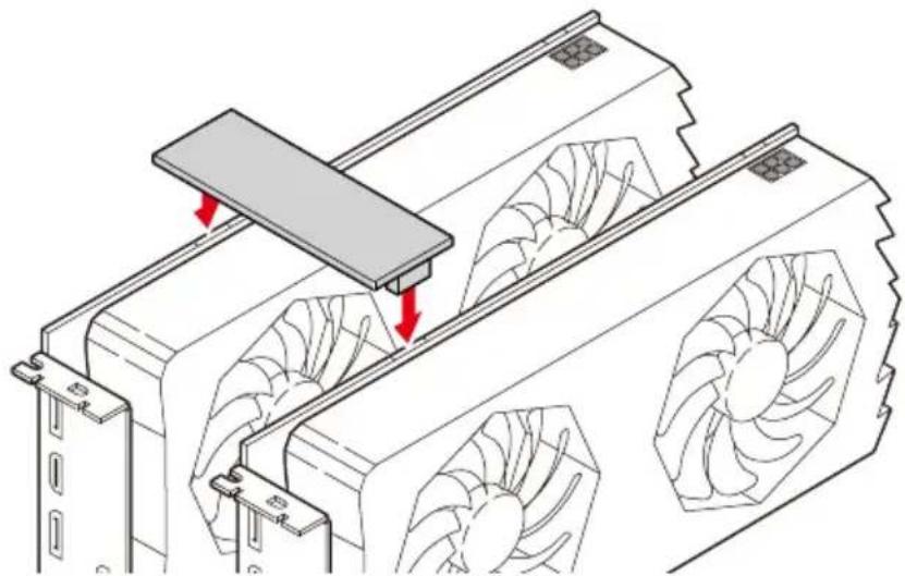 MSI Creator TRX40 - SLIグラフィックスカードの取り付け - 1