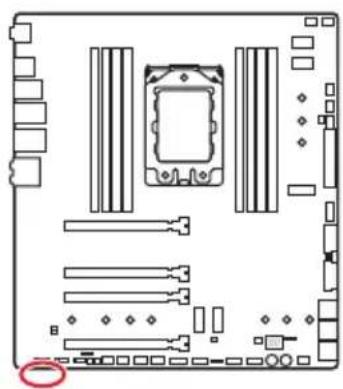 MSI Creator TRX40 - JAUD1: 前置音效插孔 - 1
