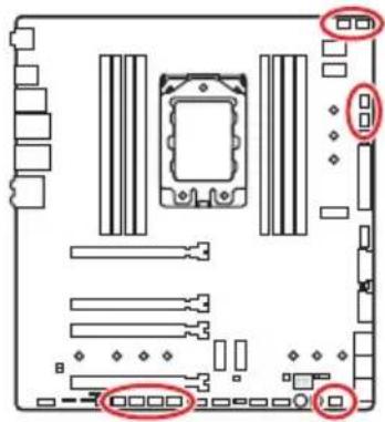 MSI Creator TRX40 - JAUD1: 前置音效插孔 - 2