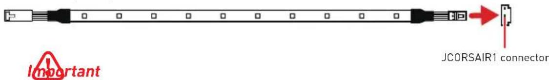 JCORSAIR1 connector Important