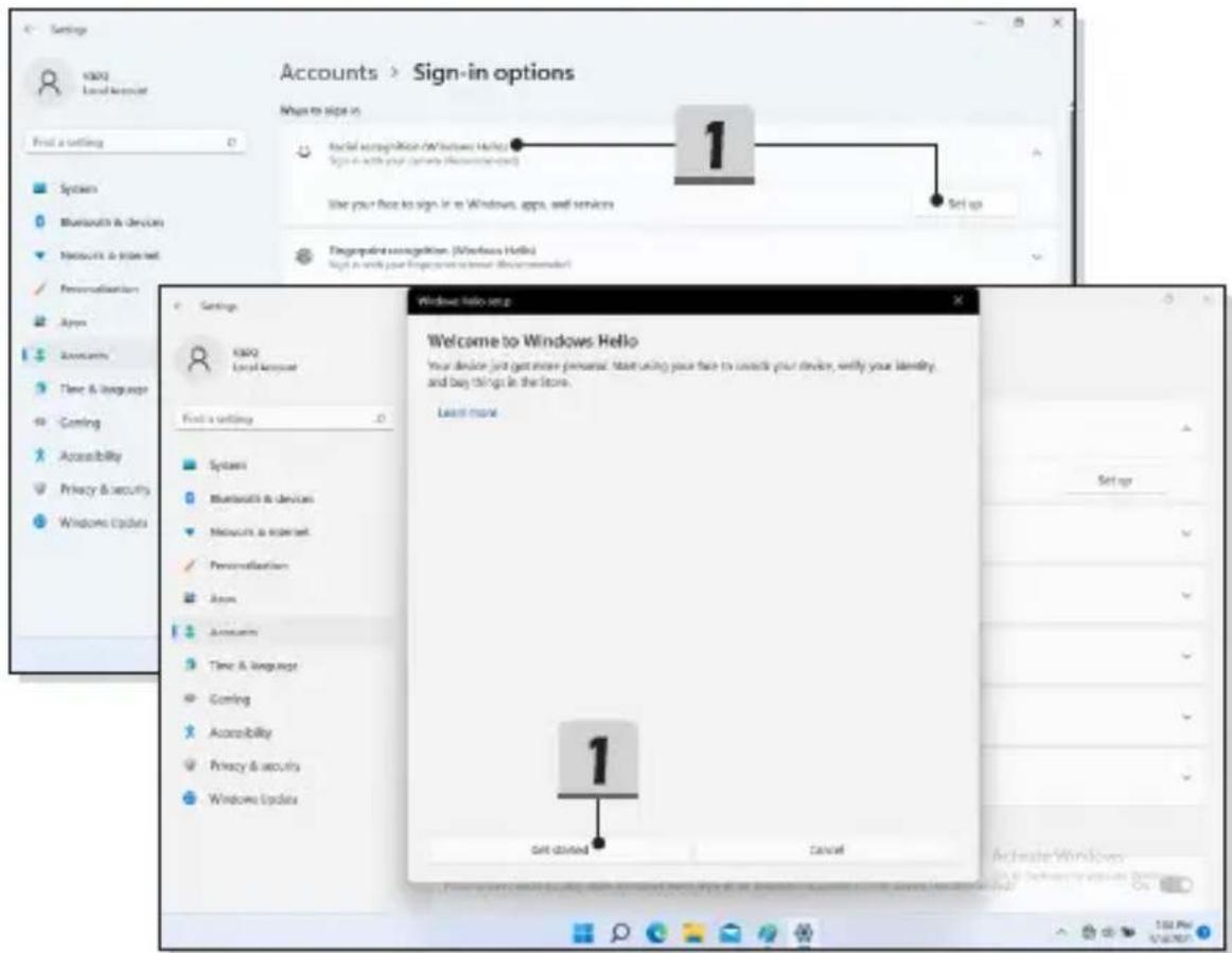 MSI Modern 15 - Oprettelse af ansigtsgenkendelse til Windows Hello - 1