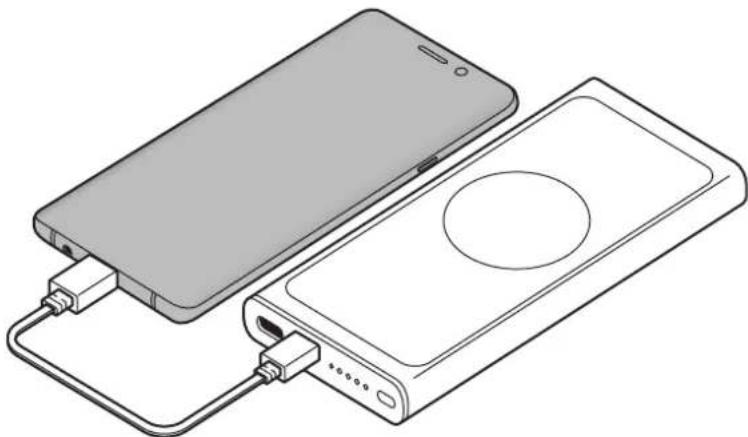SAMSUNG EB-U3300 - Использование беспроводного внешнего аккумулятора - 1