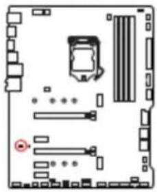 MSI MPG Z490 GAMING PLUS - JBAT1 : Cavalier Clear CMOS (Réinitialisation BIOS) - 1