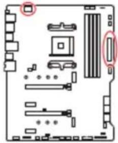 MSI MPG B550 GAMING PLUS - CPU\_PWR1, ATX\_PWR1 : Connecteurs d'alimentation - 1