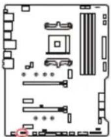 MSI MPG B550 GAMING PLUS - JCI1 : Connecteur intrusion châssis - 1