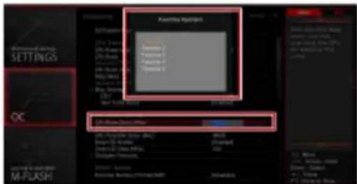 MSI MPG B550 GAMING PLUS - - Ajouter un élément du BIOS au menu Favoris - 1