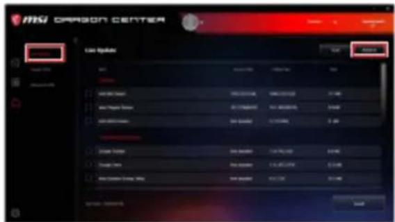 MSI MAG B550 TOMAHAWK - Mettre le BIOS à jour avec MSI DRAGON CENTER - 1