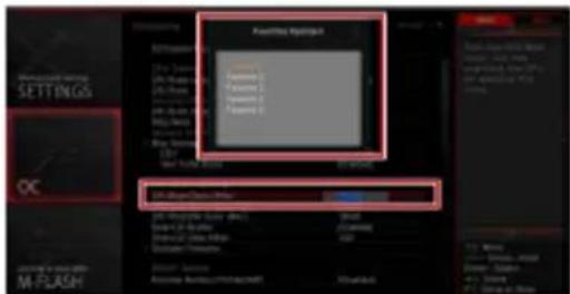 MSI MAG B550 TOMAHAWK - - Ajouter un élément du BIOS au menu Favoris - 1