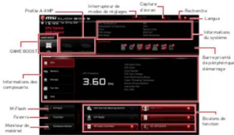 MSI MAG B550 TOMAHAWK - EZ Mode (mode simplifié) - 1