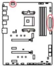 MSI MAG B550 TOMAHAWK - CPU\_PWR1, ATX\_PWR1 : Connecteurs d'alimentation - 1