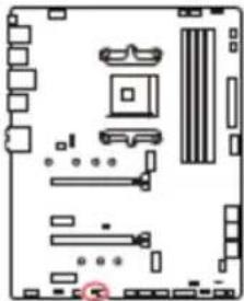 MSI MAG B550 TOMAHAWK - JCI1 : Connecteur intrusion châssis - 1