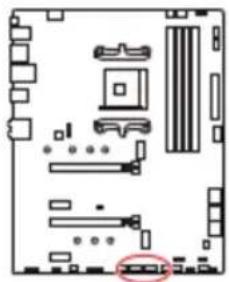 MSI MAG B550 TOMAHAWK - JUSB1\~2 : Connecteurs USB 2.0 - 1