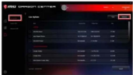 MSI B460M-A PRO - Mettre le BIOS à jour avec MSI DRAGON CENTER - 1