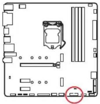 MSI B460M-A PRO - JUSB3 : Connecteur USB 3.2 Gen 1 - 1