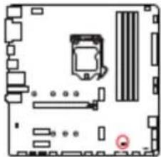 MSI B460M-A PRO - JCI1 : Connecteur intrusion châssis - 1
