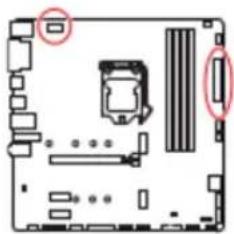MSI B460M-A PRO - CPU\_PWR1, ATX\_PWR1 : Connecteurs d'alimentation - 1