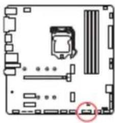 MSI H410M-PRO - JUSB3 : Connecteur USB 3.2 Gen 1 - 1