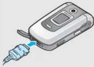 SAMSUNG SGH-Z300 - Installere og oplade telefonen - 4