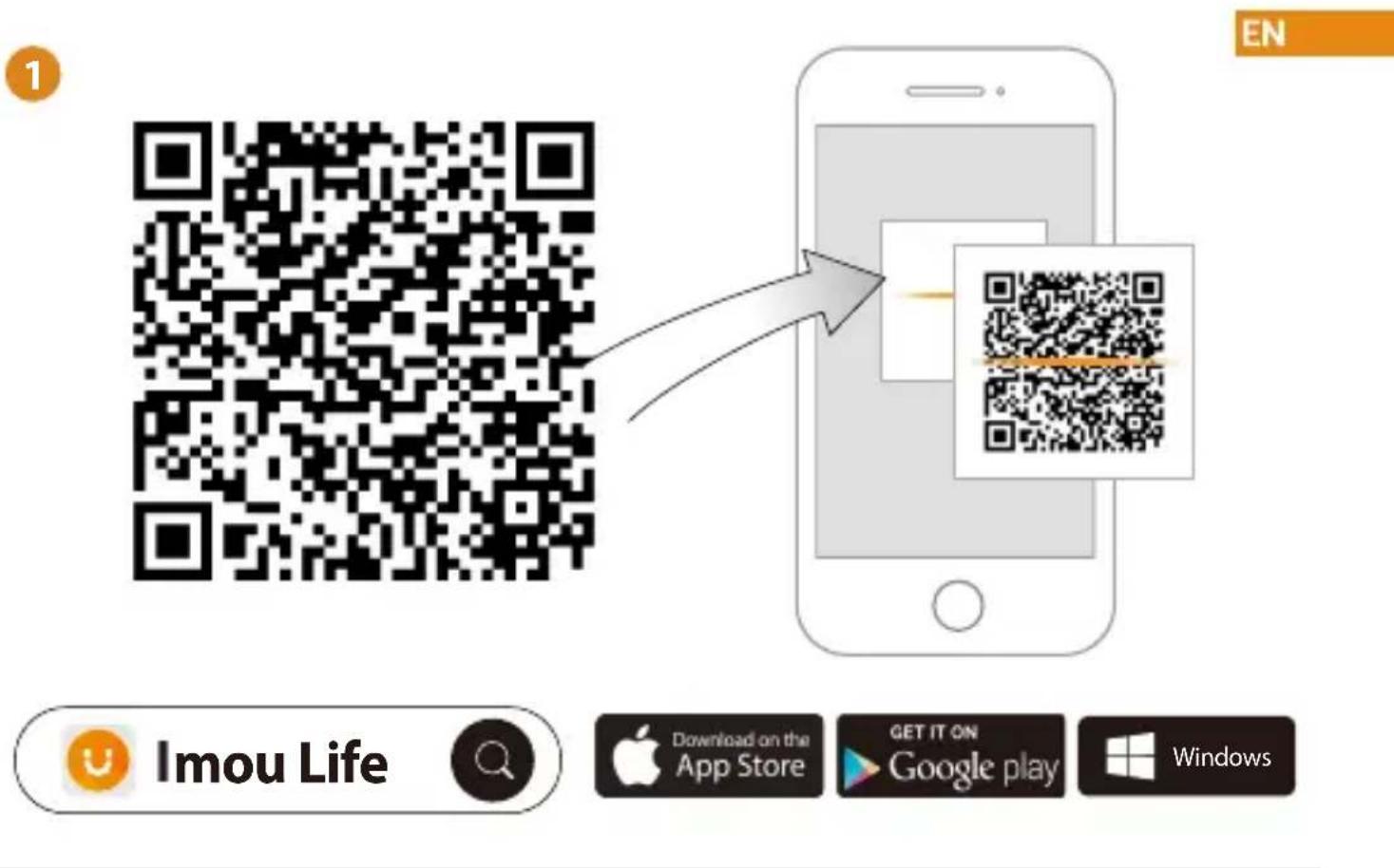 1 EN Imou Life Download on the App Store GET IT ON Google play Windows