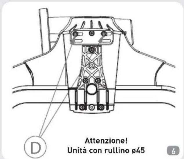 Attenzione! Unità con rullino ø45 6
