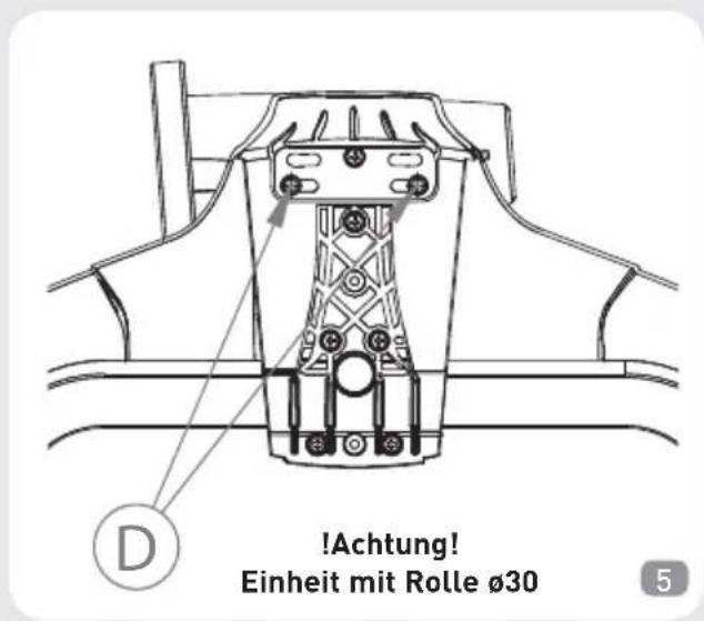 !Achtung! Einheit mit Rolle ø30 5