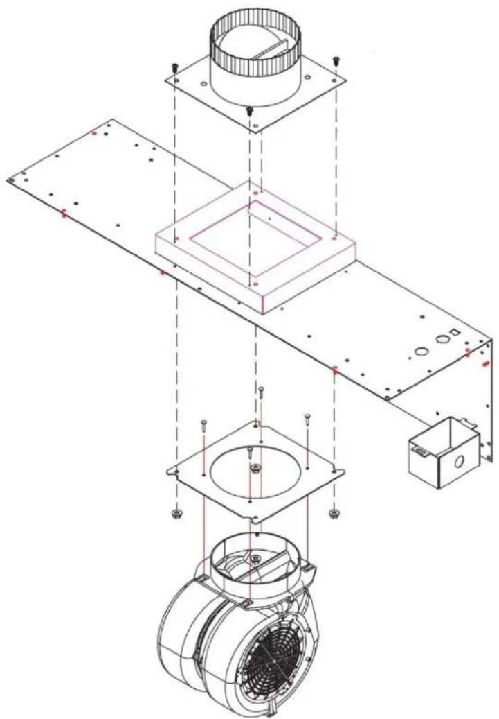 BlueStar PM052ML - WALL APPLICATION - 8" ROUND COLLAR - 1