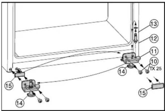 MIELE KFN 28133 D - Ændring af hængslingsiden forbere- des - 5