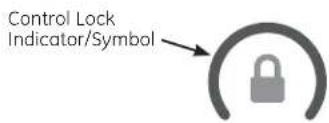 Control Lock Indicator/Symbol