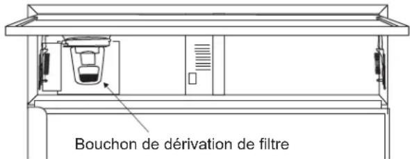 Bouchon de dérivation de filtre