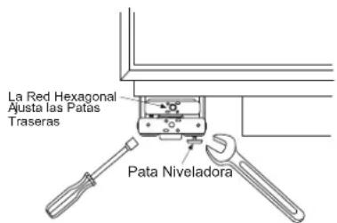 La Red Hexagonal Ajusta las Patas Traseras Pata Niveladora
