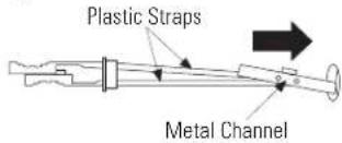 Plastic Straps Metal Channel