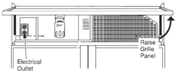 Electrical Outlet Raise Grille Panel