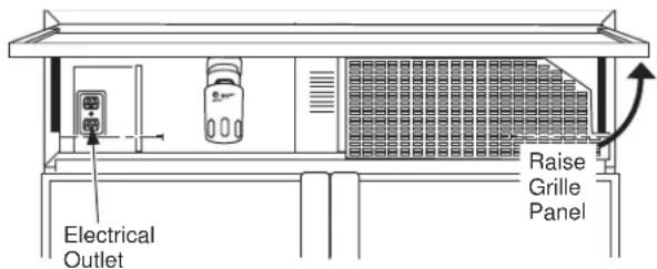 Electrical Outlet Raise Grille Panel
