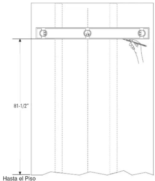 81-1/2" Hasta el Piso