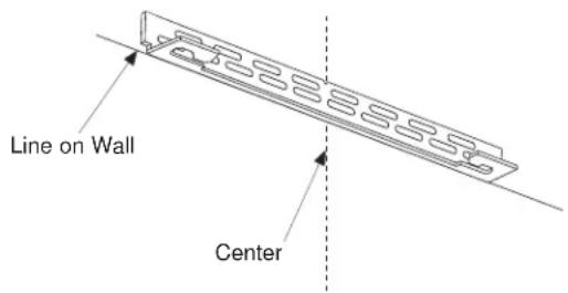 Line on Wall Center