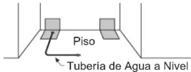 Piso Tubería de Agua a Nivel