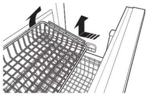 Monogram ZIP360NN - To replace the lower freezer basket: - 1