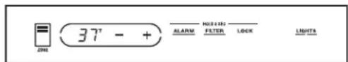 ZINE 37° - + ALARM HOURSING - FILTER LOCK LIGHTS