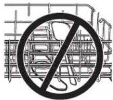 Prohibition symbol with a circle containing the number '0' and background steel bars, indicating no prohibition or exclusion.