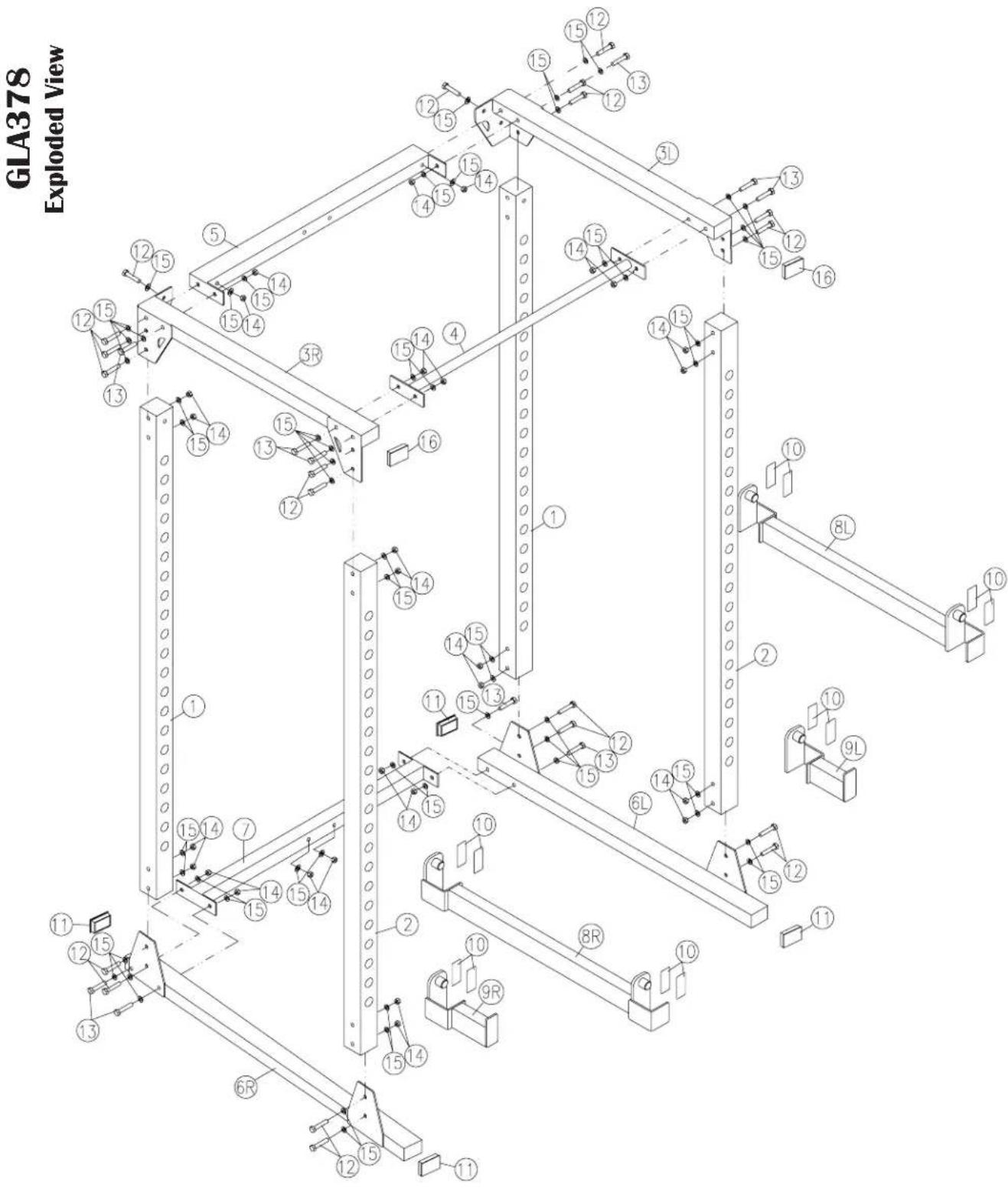 GLA378 Exploded View