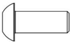 Body-Solid ESB150 - Hardware (To Scale) - 1