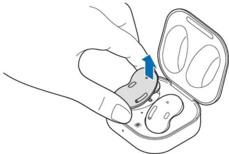 SAMSUNG Galaxy Buds Live - Sådan bæres øretelefonerne - 3