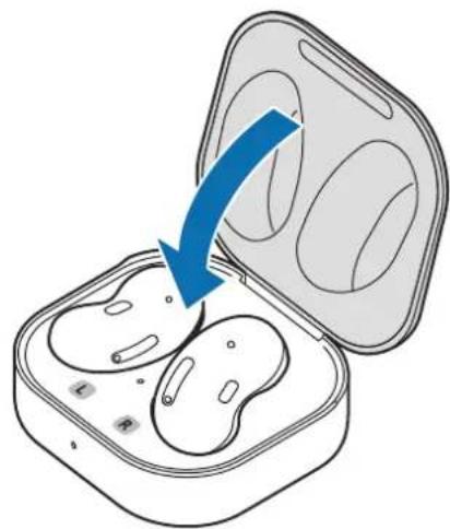 SAMSUNG Galaxy Buds Live - Opladning af batteriet - 5
