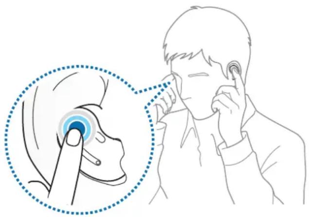 SAMSUNG Galaxy Buds Live - Følg instruktionerne på skærmen for at fuldføre tilslutningen. - 2